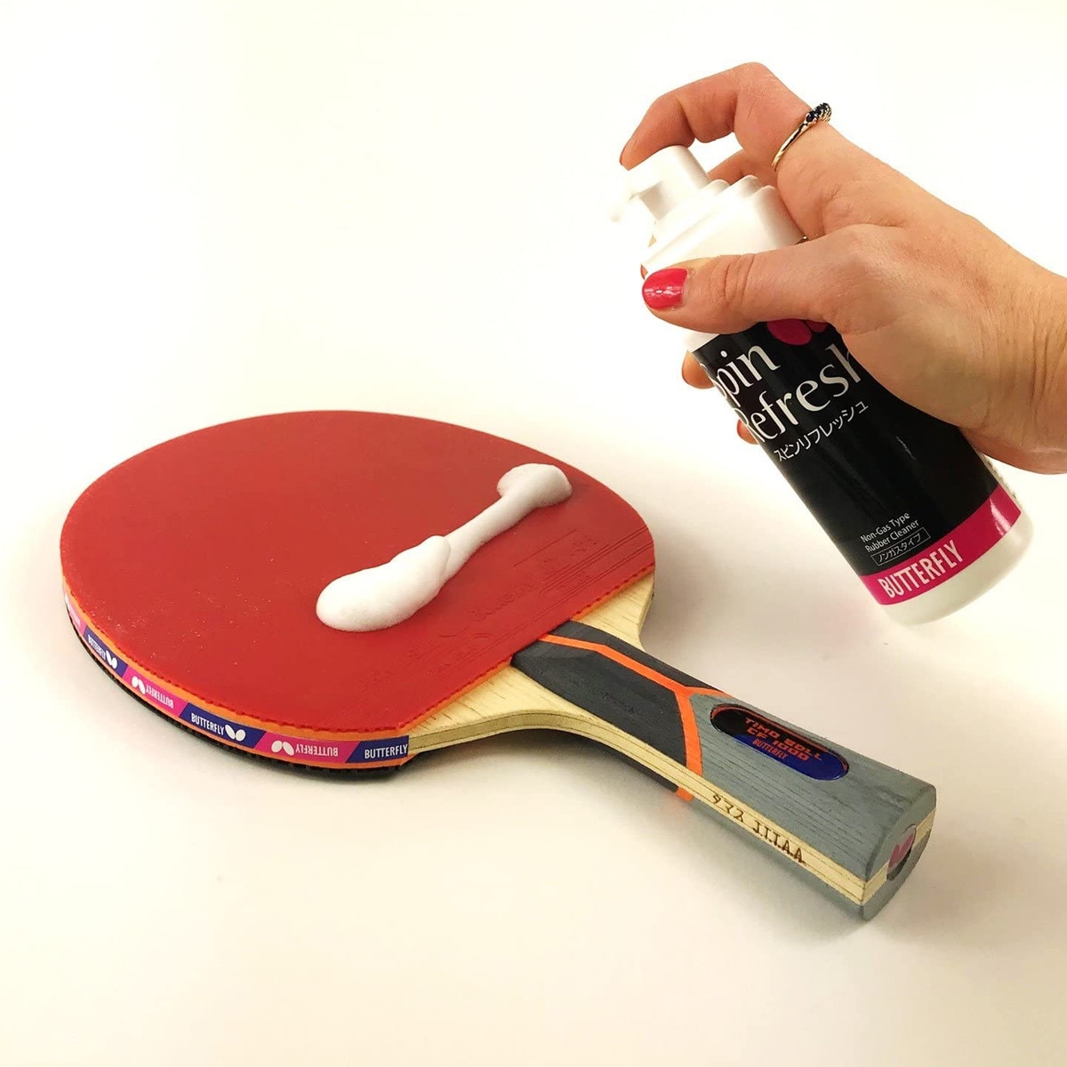 Racket Care Kit: Cleaner on Rubber